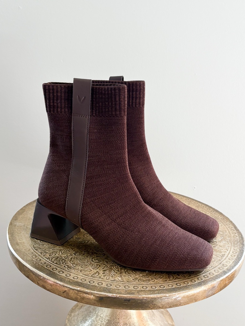 VIVAIA Square Toe Heeled Boots 39